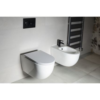 Bruckner - Zidna WC školjka Vortex Rimless FULDA keramika/bela