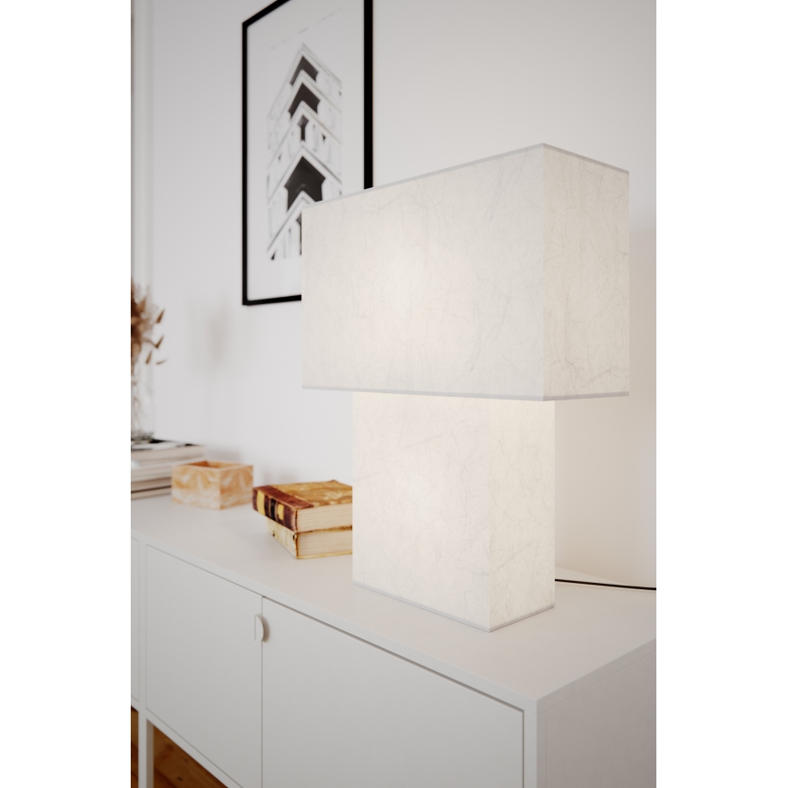 ByRydens - Stona lampa iSQUARE 1xE27/8W/230V bela