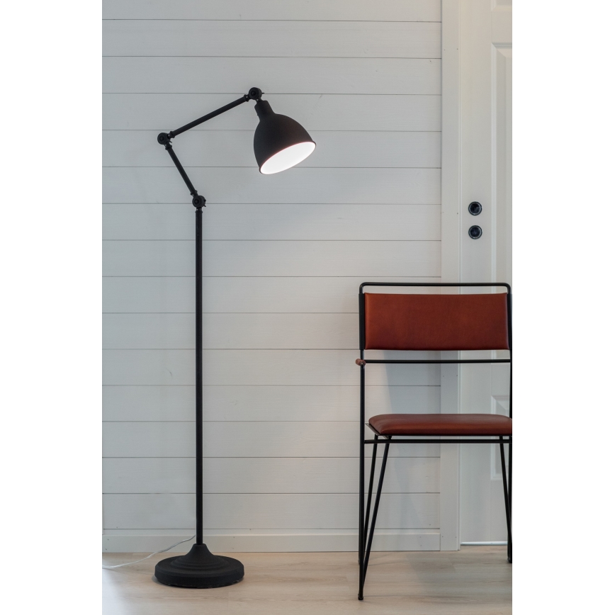 ByRydens - Podna lampa BAZAR 1xE27/5W/230V crno
