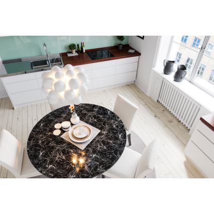 ByRydens - Luster na sajli GROSS 8xG9/4W/230V bela pr. 50 cm