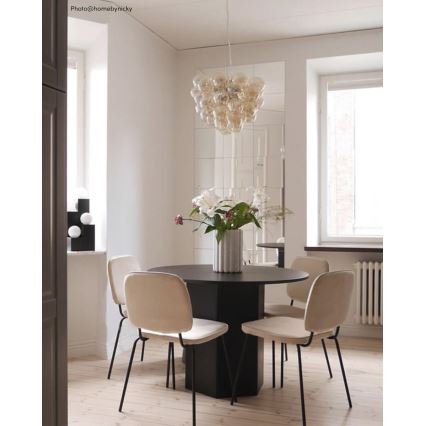 ByRydens - Luster na sajli GROSS 8xG9/4W/230V dimno/braon pr. 50 cm
