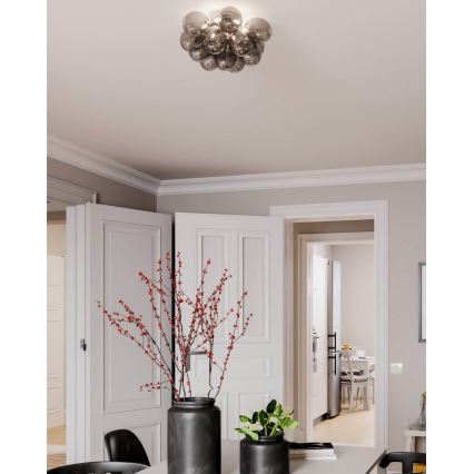 ByRydens - Plafonjera GRANDE 3xG9/4W/230V dimno/crno pr. 30 cm
