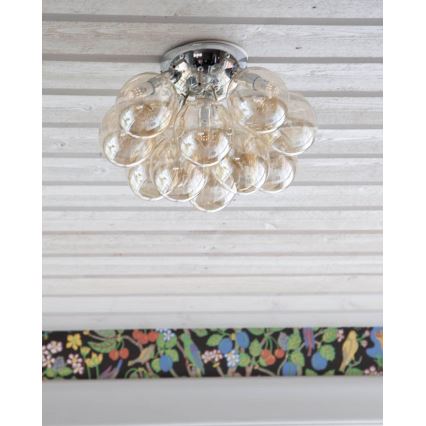 ByRydens - Plafonjera GRANDE 3xG9/4W/230V dimno/braon pr. 30 cm