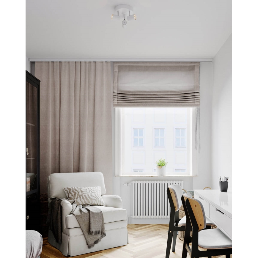 ByRydens - Reflektorska lampa CORRECT 3xGU10/7W/230V bela pr. 20 cm