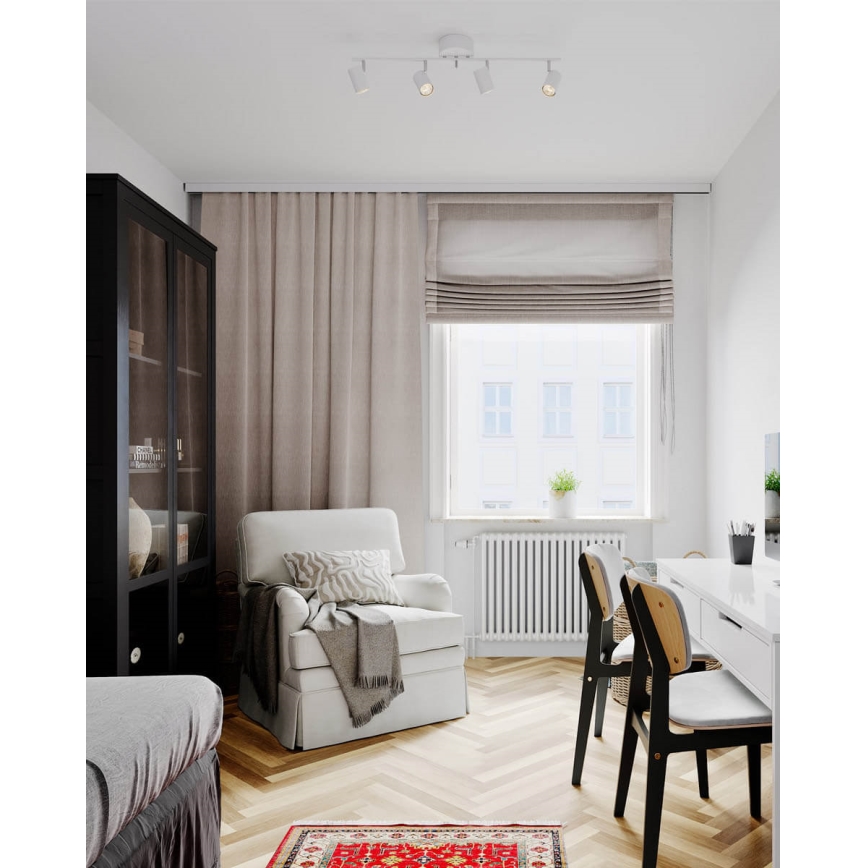 ByRydens - Reflektorska lampa CORRECT 4xGU10/7W/230V bela