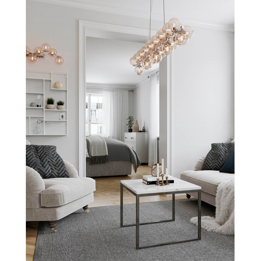 ByRydens - Luster na sajli SPLENDOR 25xG9/5W/230V dimno/braon
