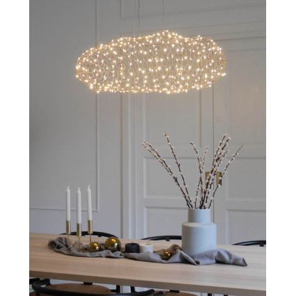 ByRydens - LED luster na sajli HAYDEN LED/15W/230V zlatna