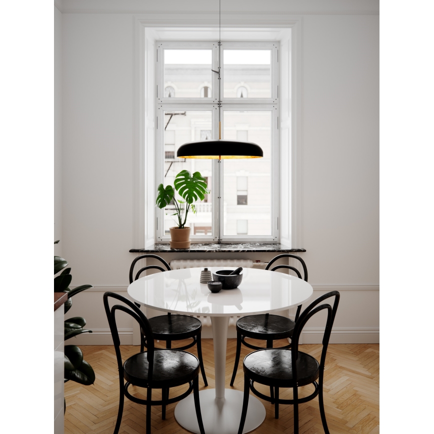 ByRydens - Luster na sajli SHELBY 3xG9/5W/230V crno pr. 50 cm