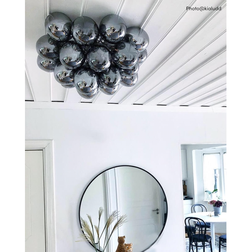 ByRydens - Plafonjera GROSS 6xG9/5W/230V dimno/crno pr. 50 cm