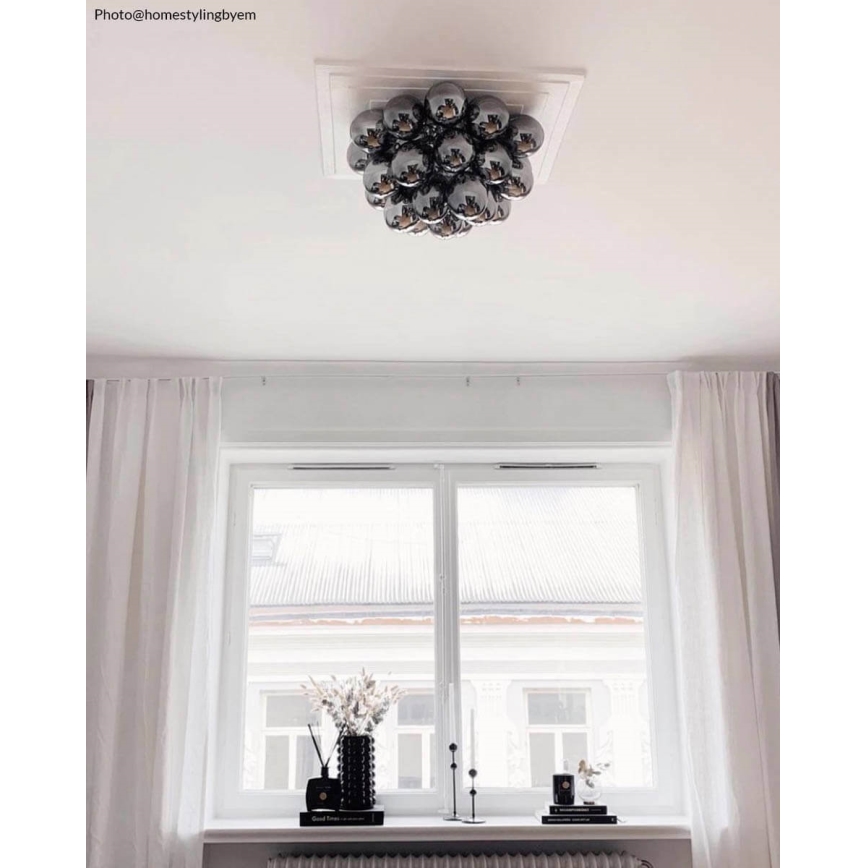 ByRydens - Plafonjera GROSS 6xG9/5W/230V dimno/crno pr. 50 cm