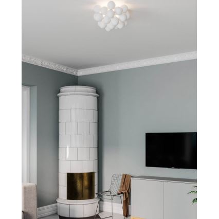 ByRydens - Plafonjera GROSS 6xG9/5W/230V bela pr. 50 cm