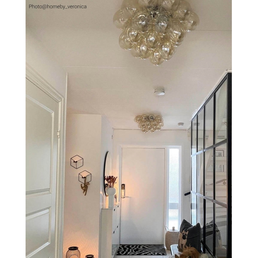 ByRydens - Plafonjera GROSS 6xG9/5W/230V dimno/braon pr. 50 cm