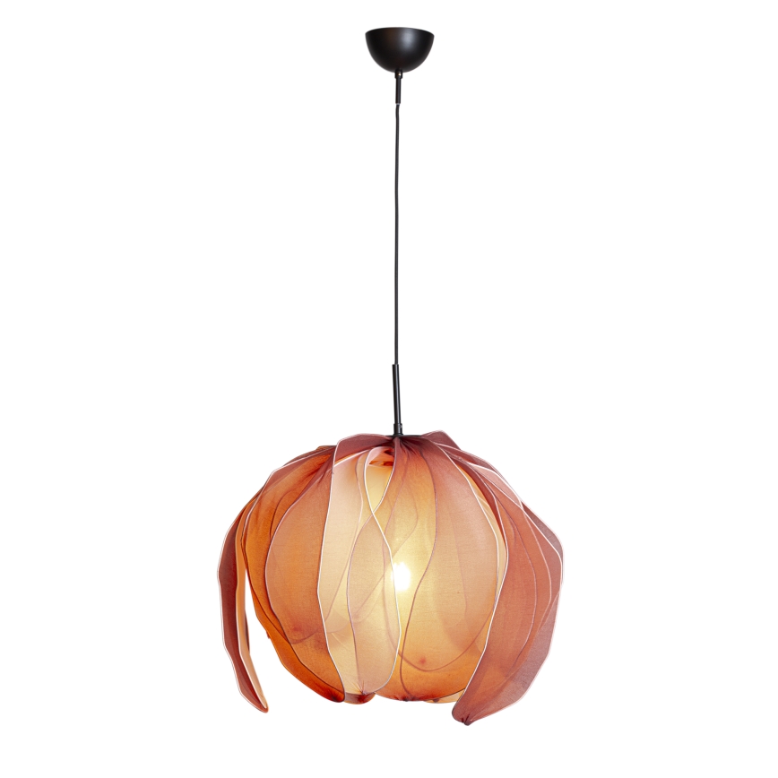ByRydens - Luster na sajli LOU LOU 1xE27/5W/230V ružičast, prečnik 80 cm