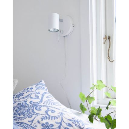 ByRydens - Prigušiva zidna reflektorska lampa CORRECT 1xGU10/7W/230V bela