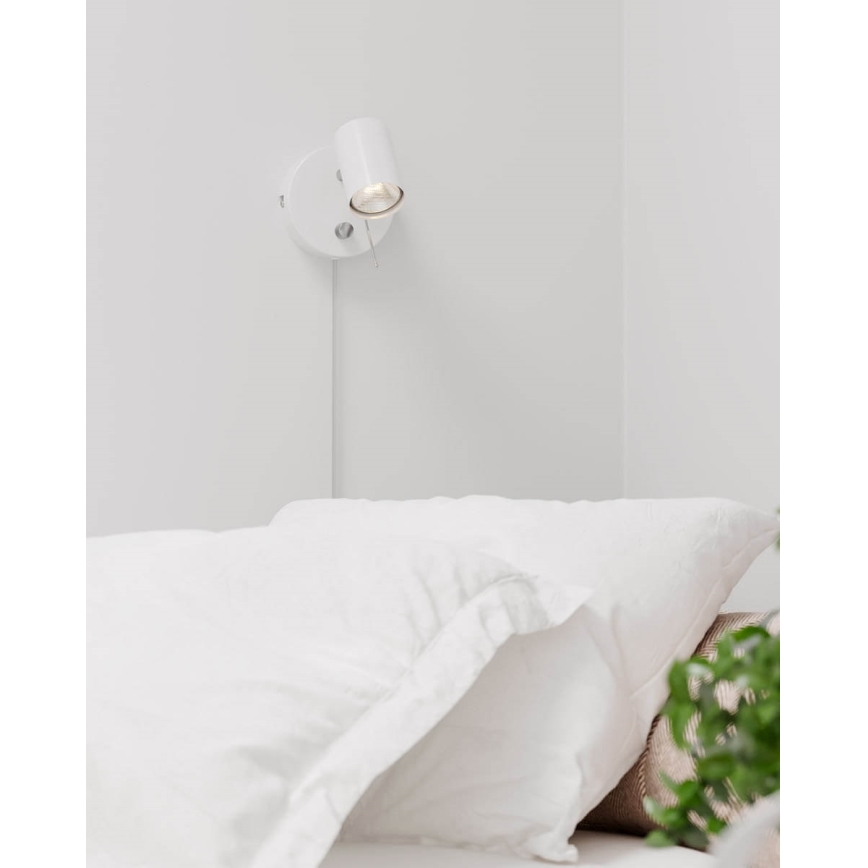 ByRydens - Prigušiva zidna reflektorska lampa CORRECT 1xGU10/7W/230V bela
