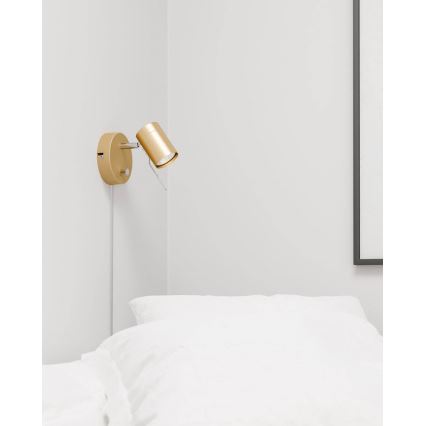 ByRydens - Prigušiva zidna reflektorska lampa CORRECT 1xGU10/7W/230V zlatna