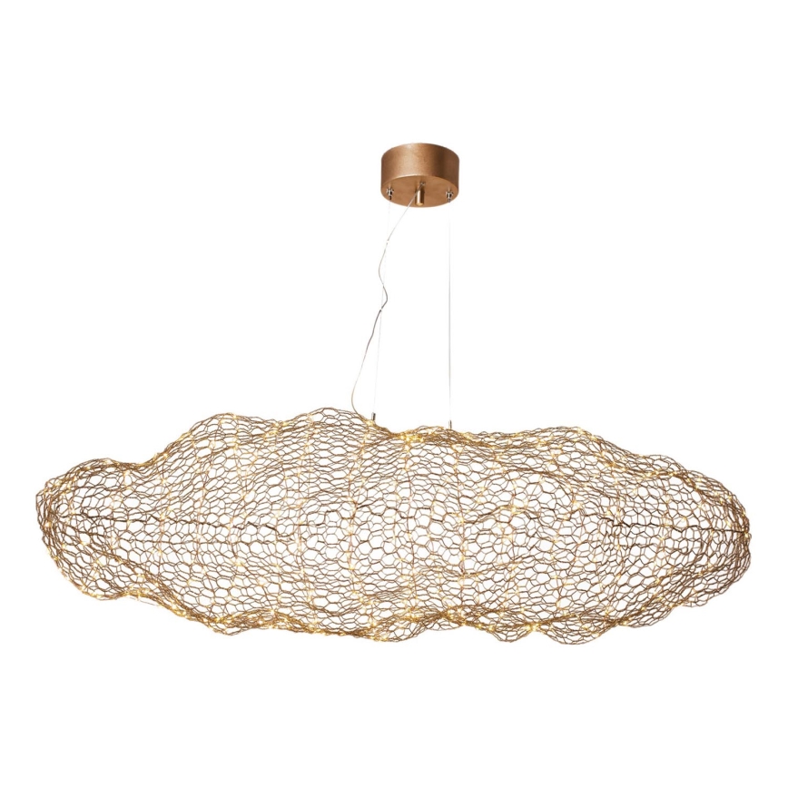 ByRydens - LED luster na sajli HAYDEN LED/15W/230V zlatna