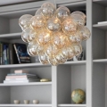 ByRydens - Luster na sajli GROSS 8xG9/4W/230V dimljena/braon prečnik 50 cm