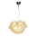 ByRydens - Luster na sajli GROSS 8xG9/4W/230V dimno/braon pr. 50 cm