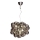 ByRydens - Luster na sajli GROSS 8xG9/4W/230V dimno/crno pr. 50 cm