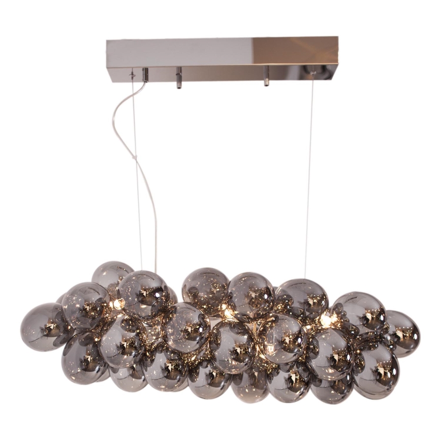 ByRydens - Luster na sajli GROSS BAR 8xG9/5W/230V dimno/crno