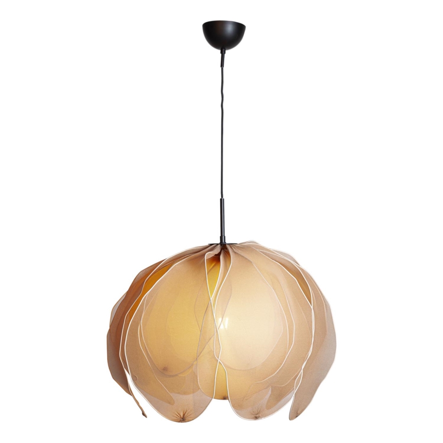 ByRydens - Luster na sajli LOU LOU 1xE27/5W/230V bež pr. 80 cm