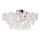 ByRydens - Plafonjera MONARQUE 3xE27/5W/230V prozirna pr. 51 cm