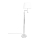 ByRydens - Podna LED lampa ORLANDO 1xE27/5W/230V + LED/3W bela/sjajni krom pr. 36 cm