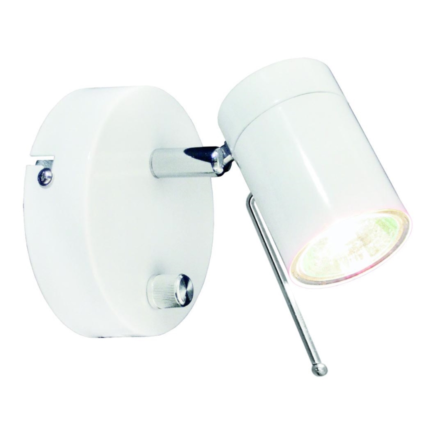 ByRydens - Prigušiva zidna reflektorska lampa CORRECT 1xGU10/7W/230V bela