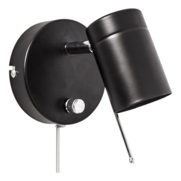 ByRydens - Prigušiva zidna reflektorska lampa CORRECT 1xGU10/7W/230V crno