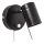 ByRydens - Prigušiva zidna reflektorska lampa CORRECT 1xGU10/7W/230V crno