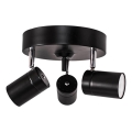 ByRydens - Reflektorska lampa CORRECT 3xGU10/7W/230V crno pr. 20 cm