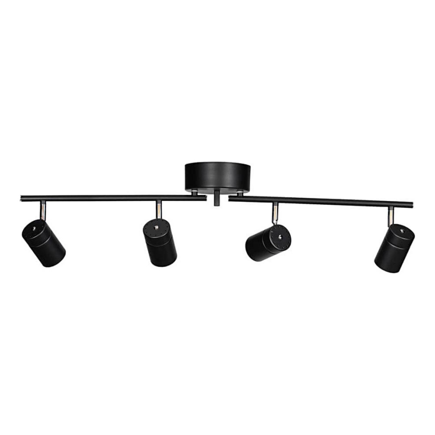 ByRydens - Reflektorska lampa CORRECT 4xGU10/7W/230V crno