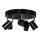 ByRydens - Reflektorska lampa CORRECT 5xGU10/7W/230V crno pr. 30 cm