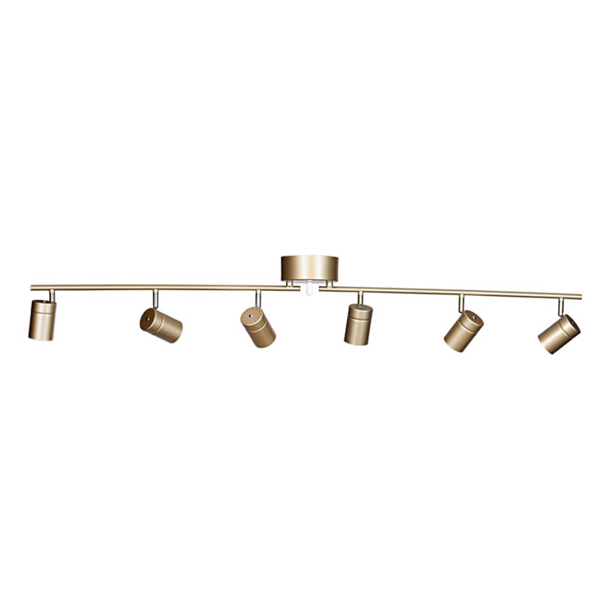 ByRydens - Reflektorska lampa CORRECT 6xGU10/7W/230V zlatna