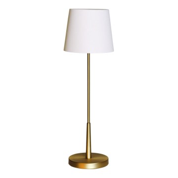 ByRydens - Stona lampa LUMI 1xE27/8W/230V bela/zlatna 68,5 cm