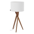 ByRydens - Stona lampa VEGA 1xE27/8W/230V bela/hrast