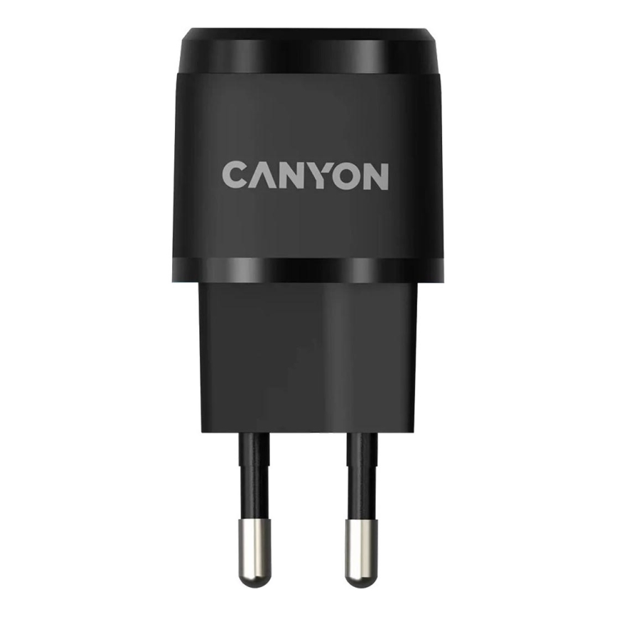Canyon - Adapter za brzo punjenje Power Delivery 20W crno