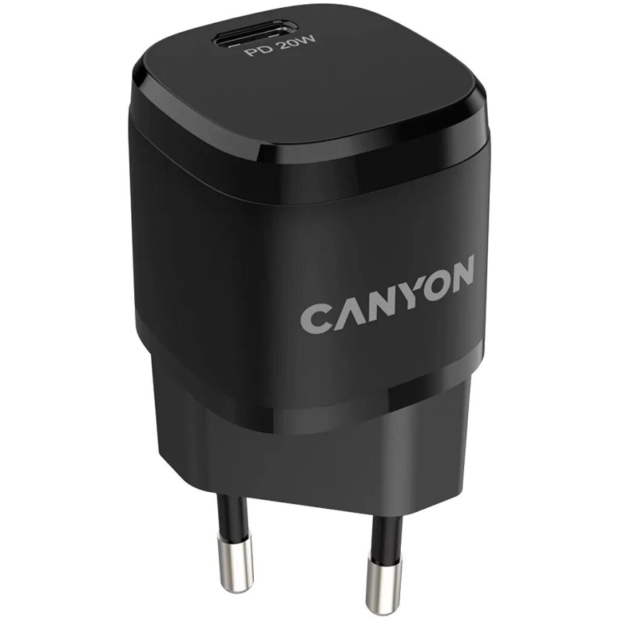 Canyon - Adapter za brzo punjenje Power Delivery 20W crno