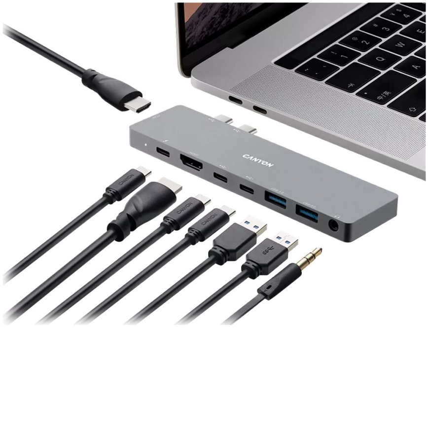 Canyon - Dok stanica Power Delivery za MacBook 8 u 1