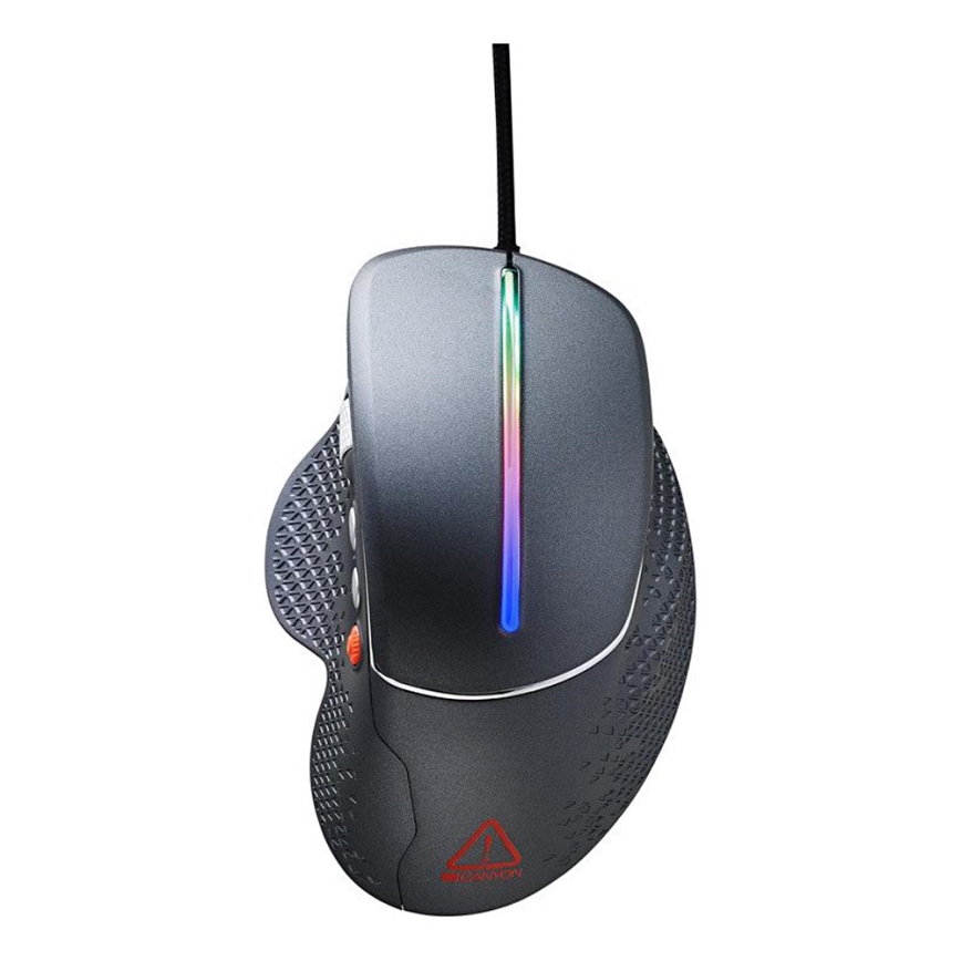 Canyon - LED RGB Gejmerski miš 800/1600/2400/3200/4800/6400 DPI
