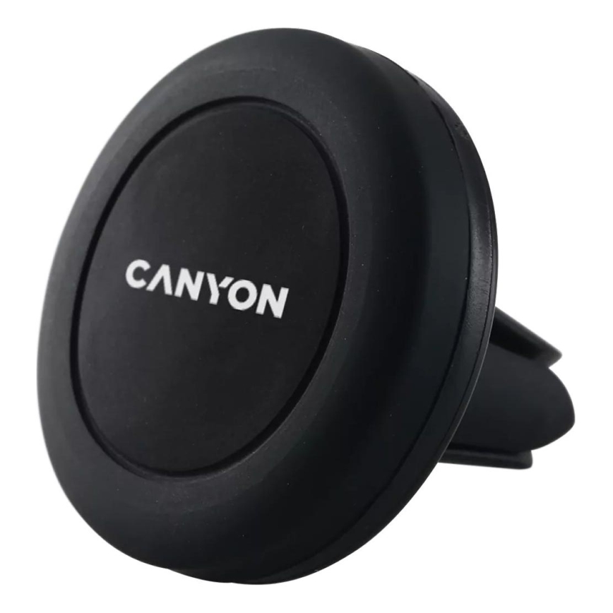 Canyon - Okrugli magnetni držač telefona za auto, crni