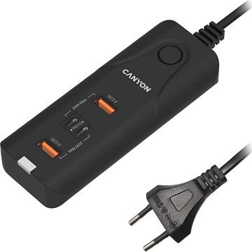 Canyon - punjačem 2xUSB A + 2xUSB C Power Delivery 20W
