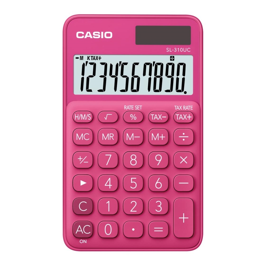 Casio - Džepni kalkulator 1xLR54 roze
