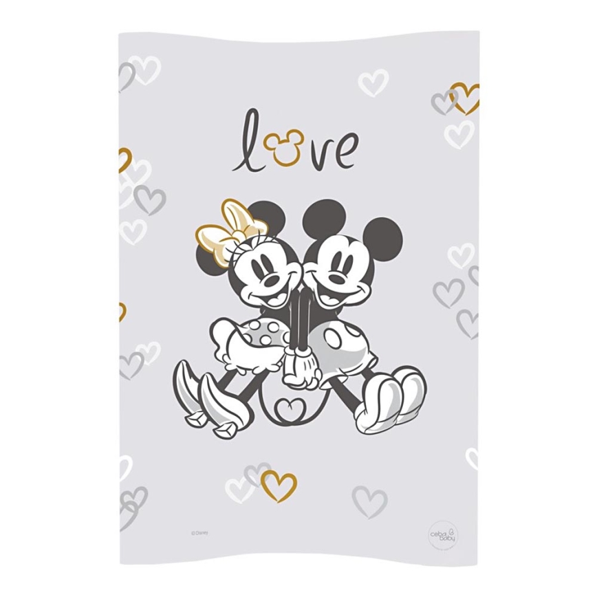 CebaBaby - Obostrana podloga za presvlačenje COSY DISNEY 50x70 cm siva