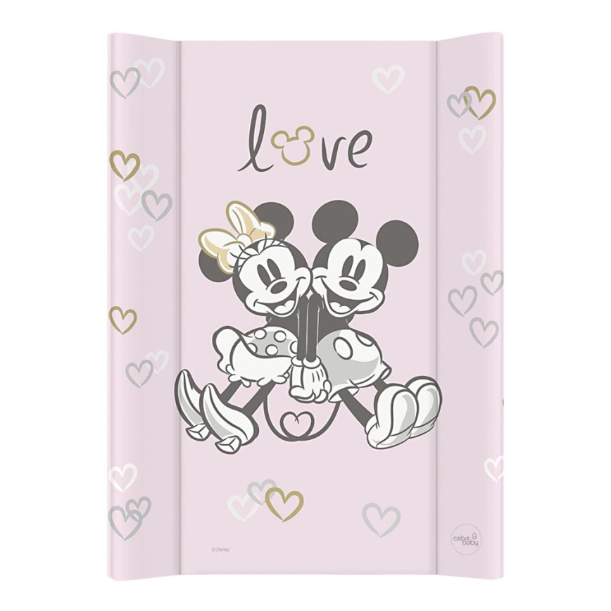 CebaBaby- Podloga za presvlačenje sa čvrstom pločom dvostrana DISNEY 50x70 cm ružičasta