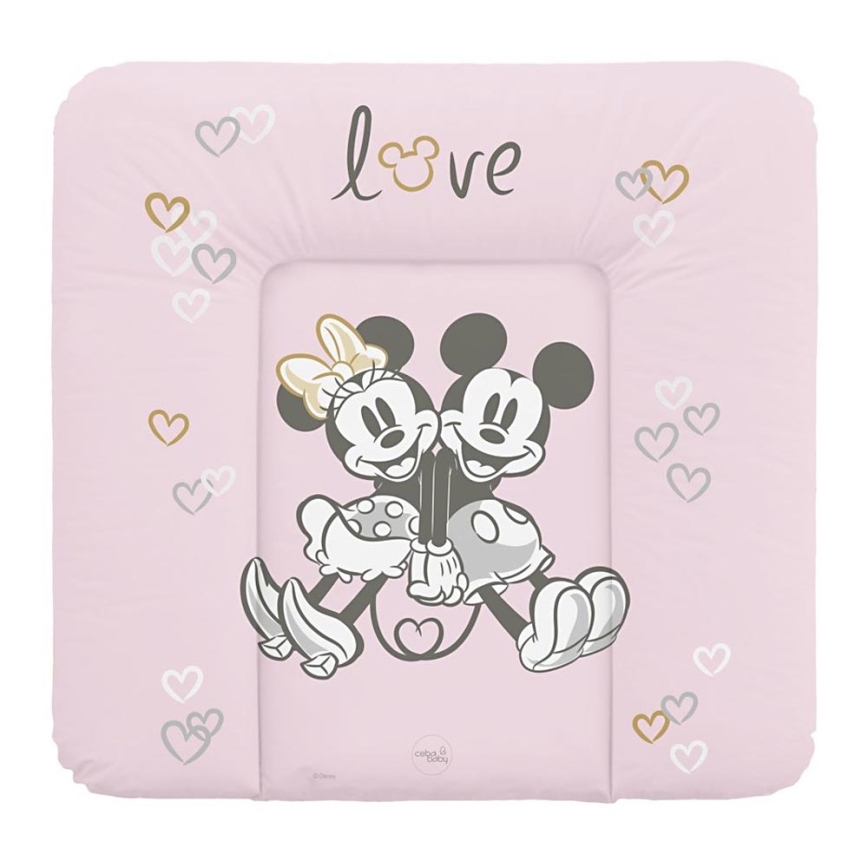 CebaBaby - Trokutasta podloga za presvlačenje DISNEY 75x72 cm ružičasta