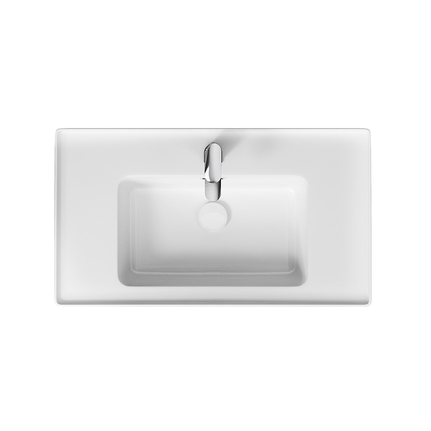 Cersanit K114-017 - Ugradni umivaonik CREA 44,5x80,5 cm keramika/sjajna bela