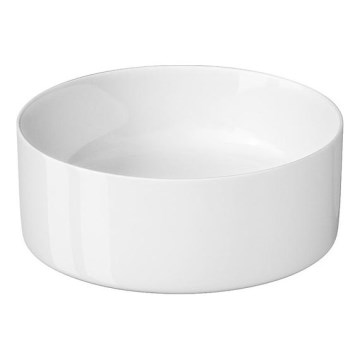 Cersanit K114-020 - Umivaonik na ploču CREA, prečnik 38 cm, keramika/visoki sjaj/bela