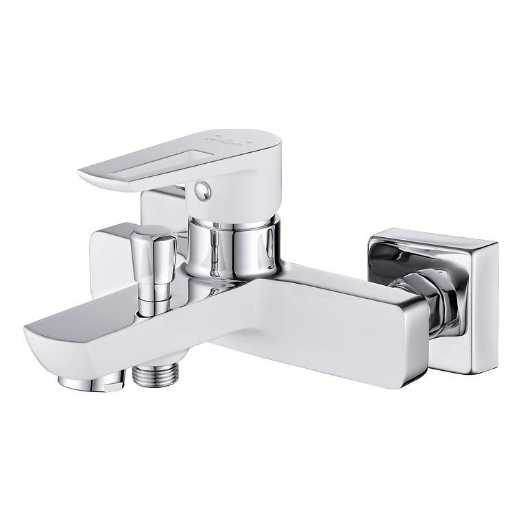 Cersanit S951-008 - Mešalica za kadu MILLE bela/sjajni krom